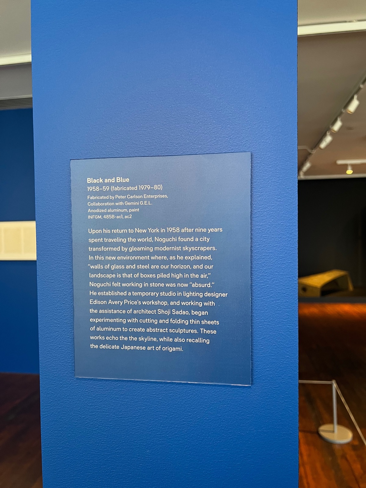 Example of interpretive text