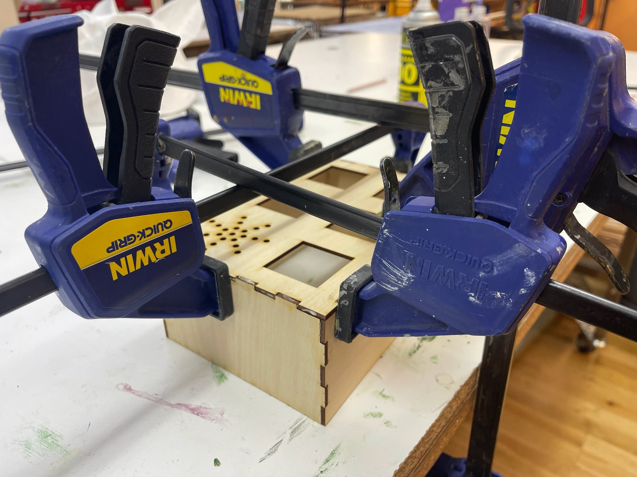 Assembled and finished box