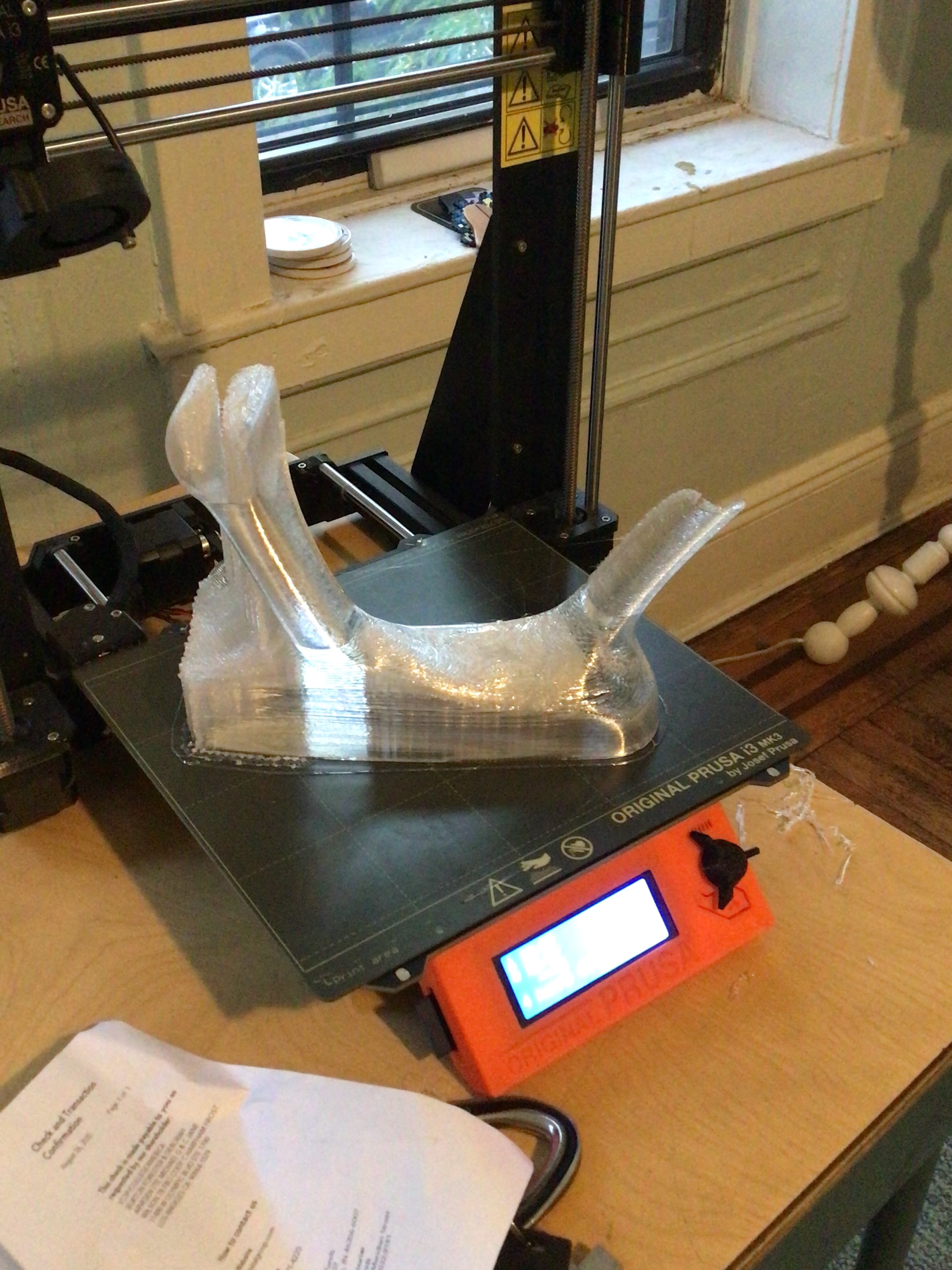 First complete shell print - fit testing on actual drone
