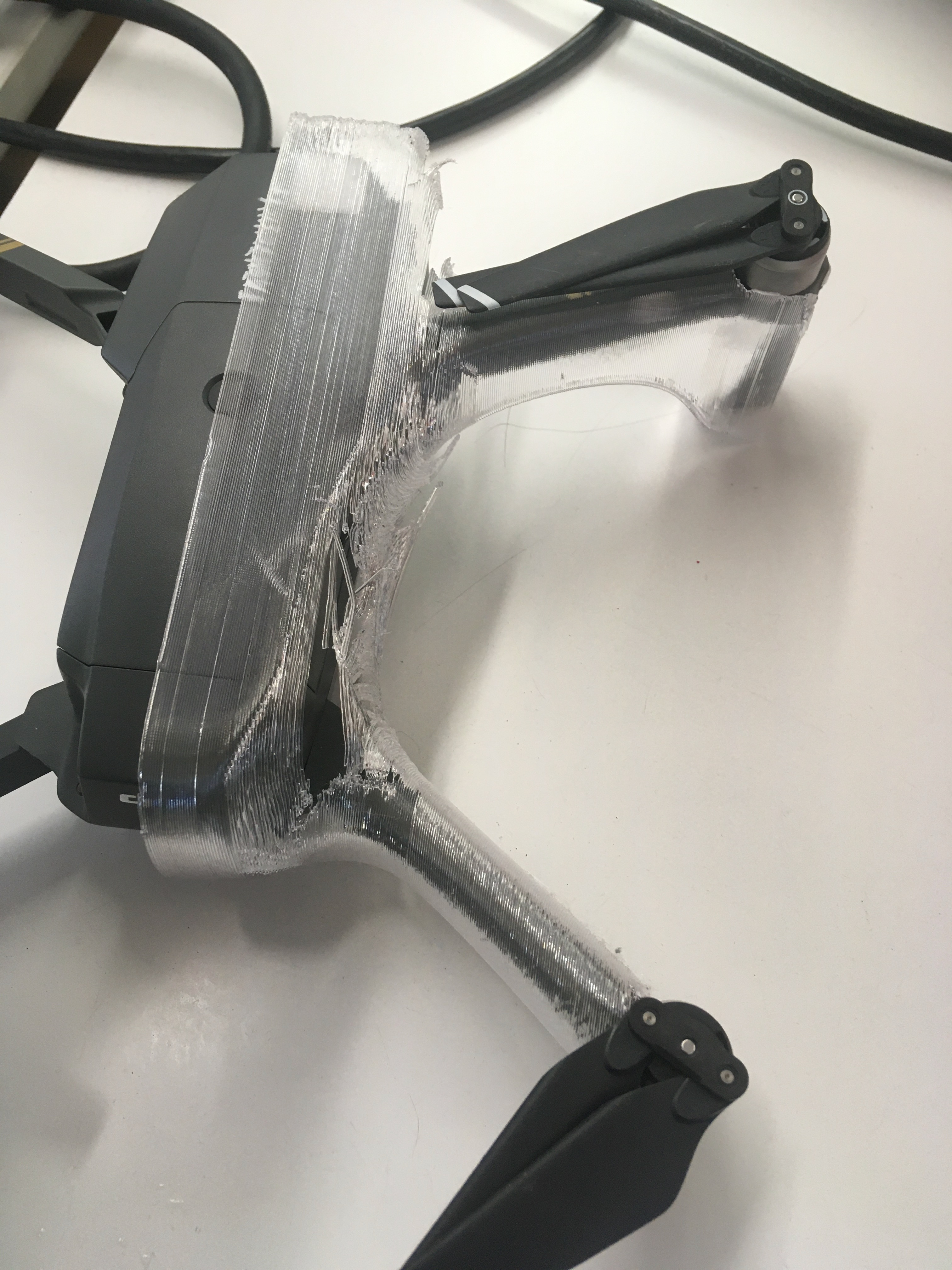 First complete shell print - detail of print quality issues