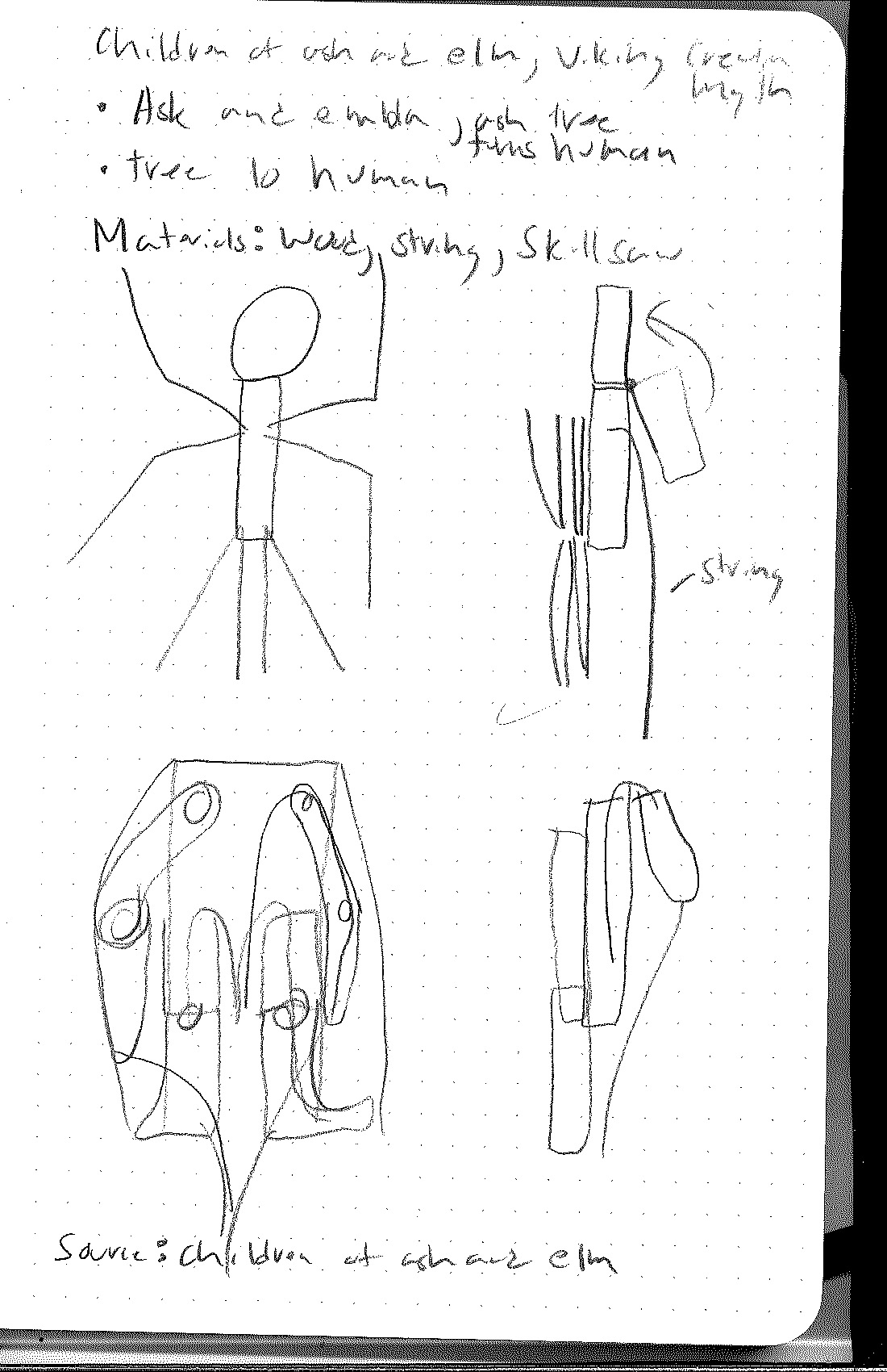 Children of Ash and Elm concept sketch