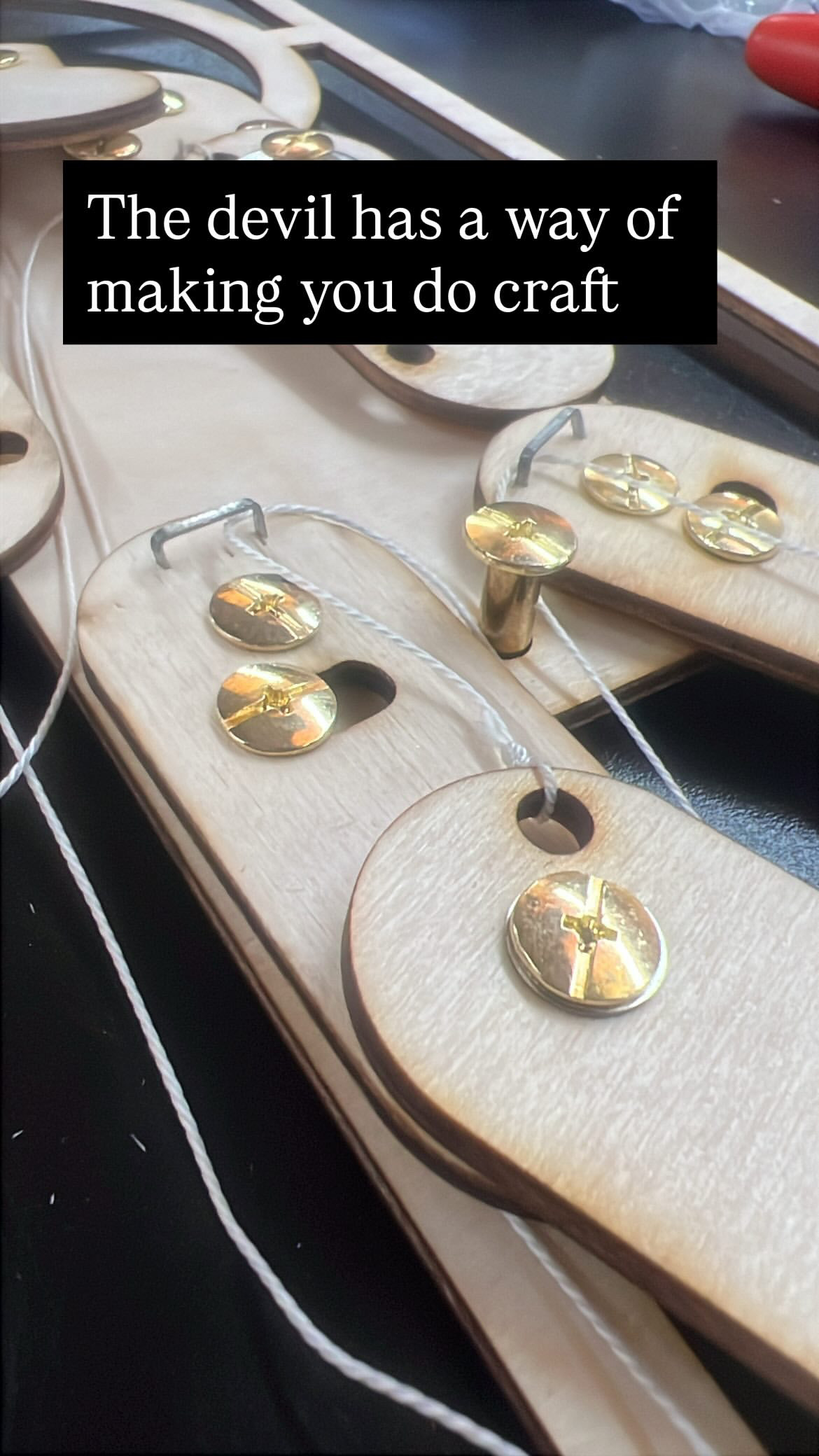 the devil has a way of making you do craft