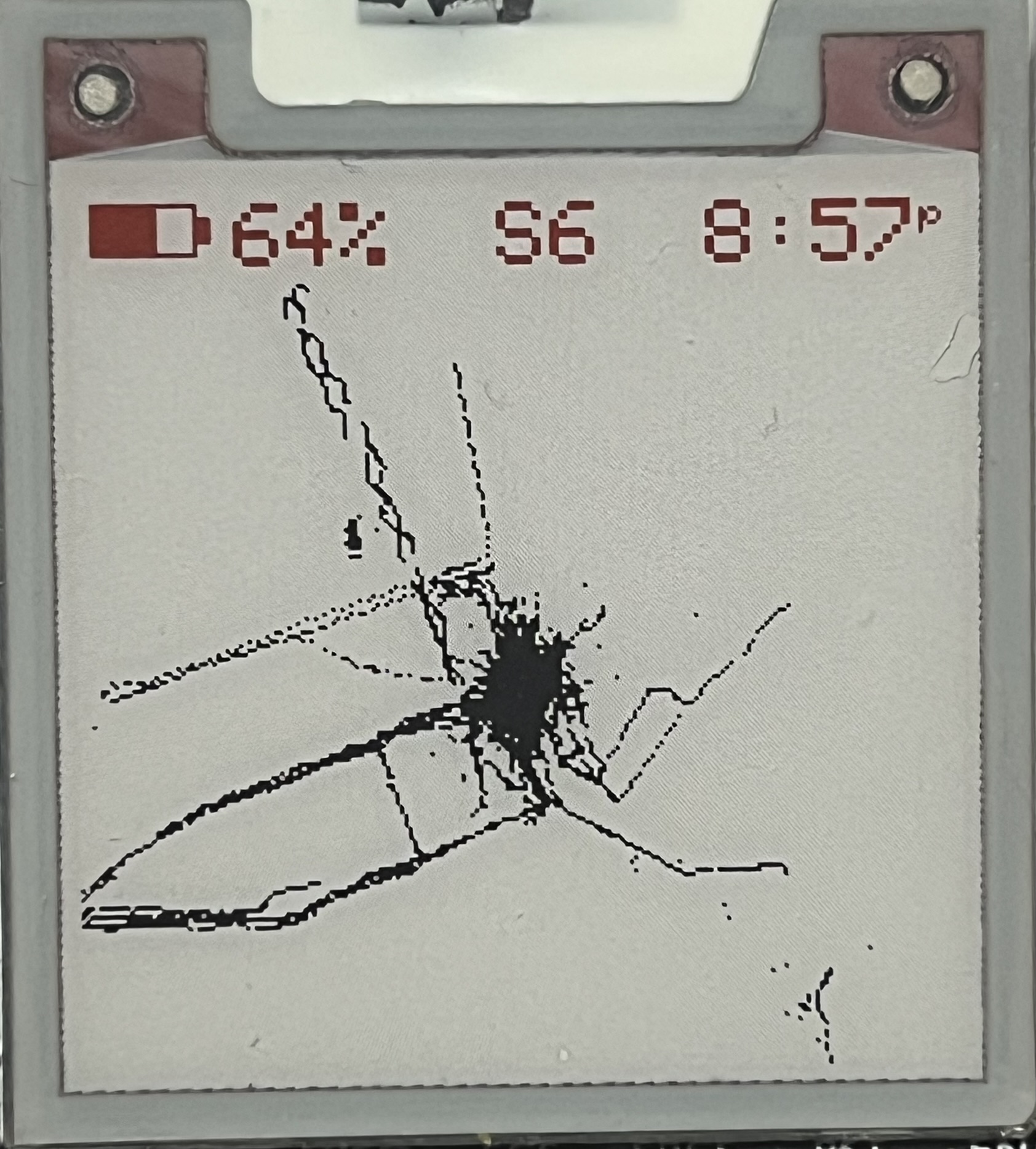 Updated display with flipped issue fixed, more data and set to 1m radius